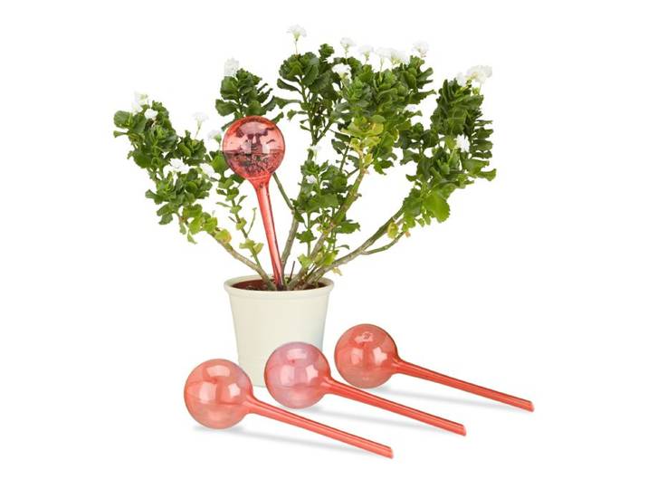 Relaxdays Globes d’arrosage en plastique lot de 80