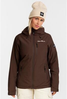 O'Neill s Fwc Cruz Snow Jacket in Coffee Bea, Size Medium, Polyester