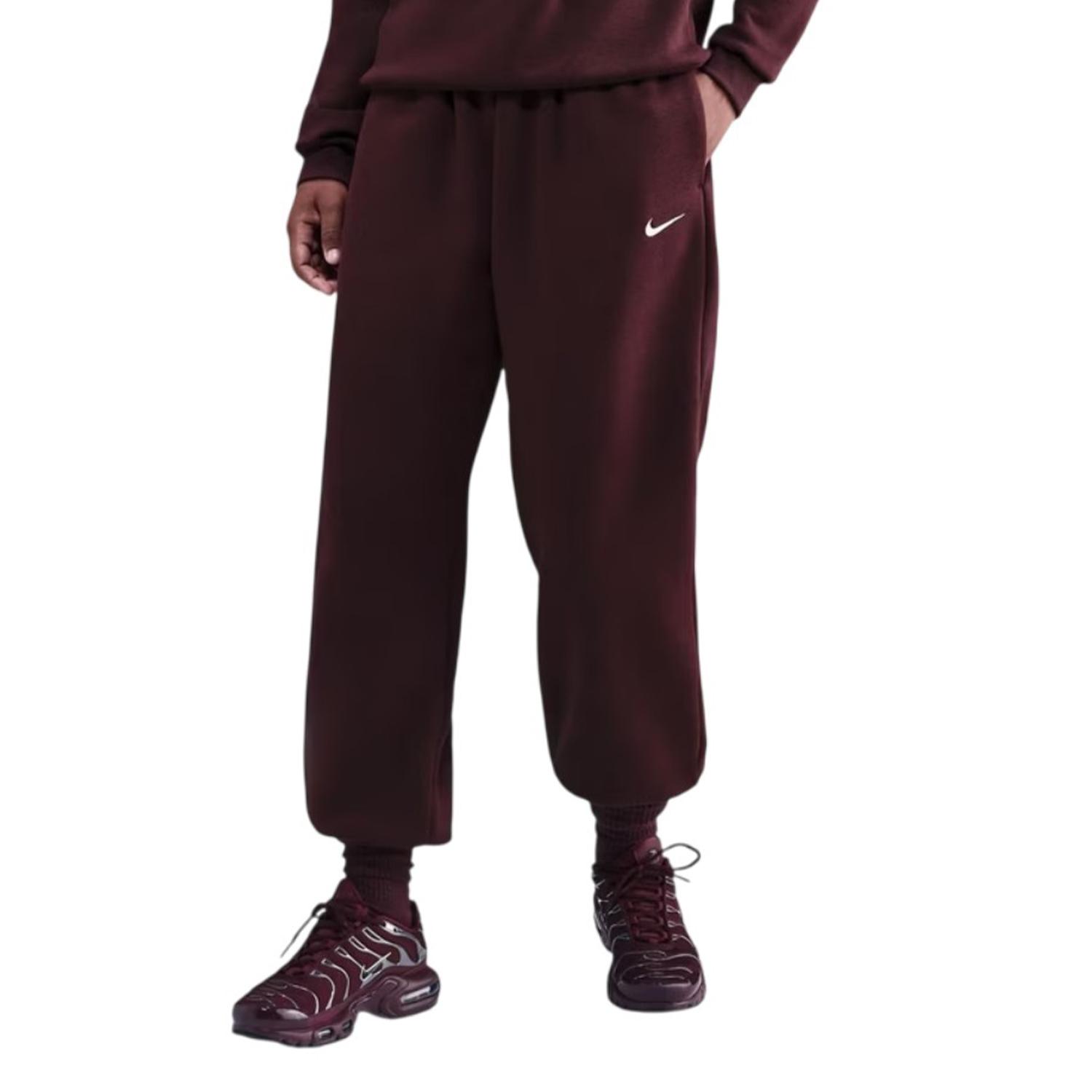 Nike Dames/Dames Fleece Joggers (Bourgondië)