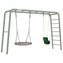 BERG PlayBase Large TL Grün inkl. Babysitz und Nestschaukel