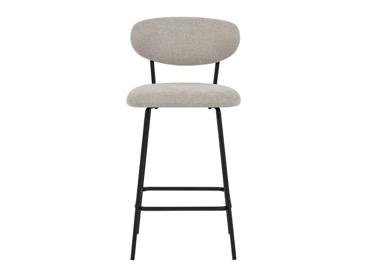 Chaise snack en tissu beige