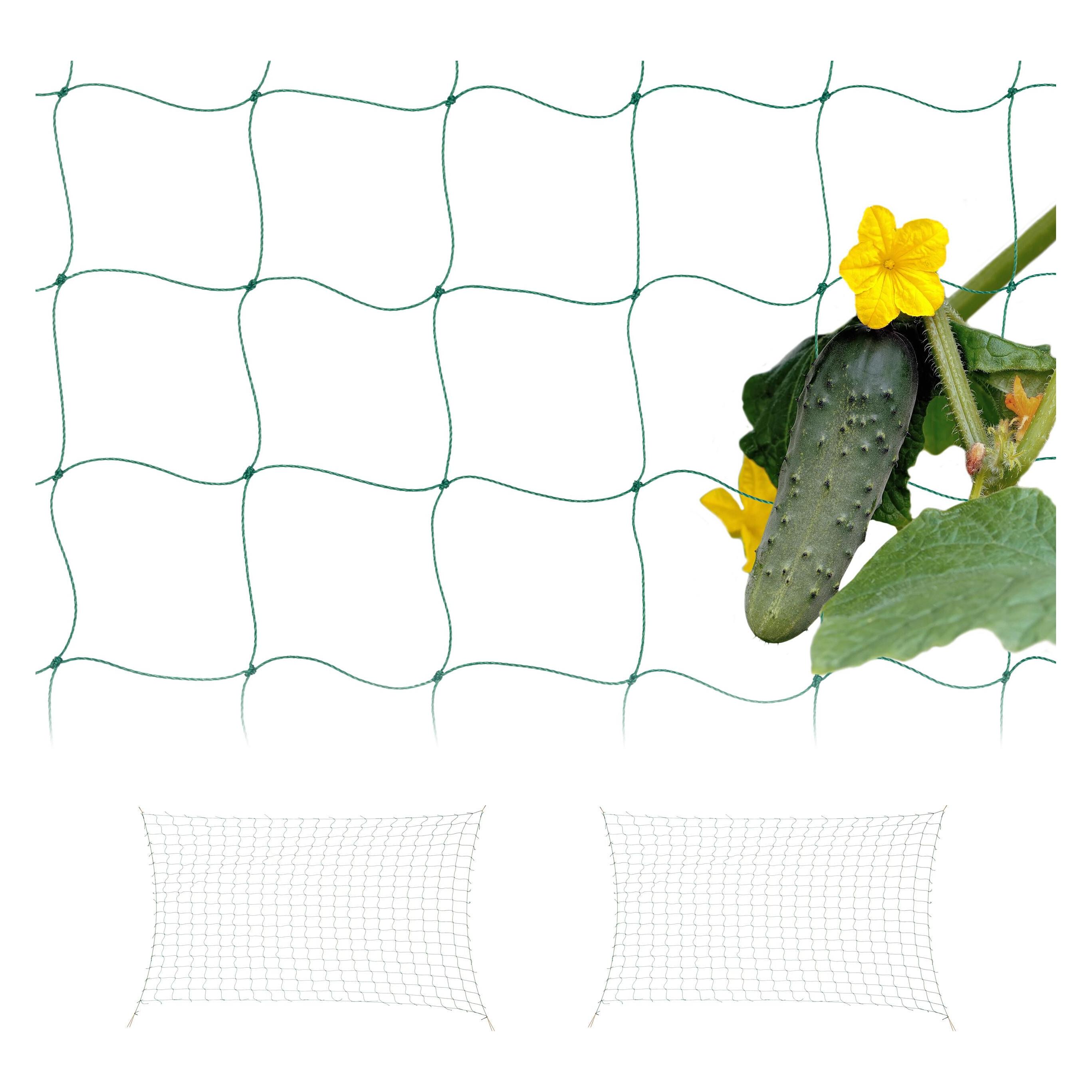 Relaxdays 3x Ranknetz (10 cm, 500 cm) (4052025468675)