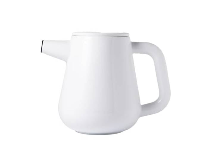 Carl Henkel ARCA X-Tract Kaffeekanne Porzellan mit Filter 1,2l Coffee Maker für 4-10 Tassen Kaffeebereiter mit Kaffeefilter Edelstahl, der warm hält Kaffeezubereiter Cold Brew Coffee Maker