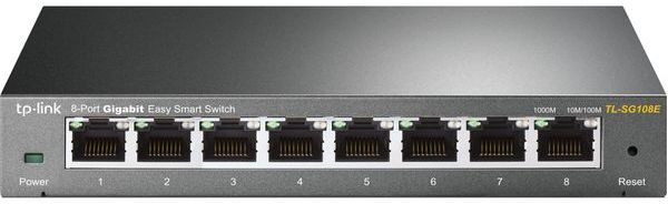 TP-LINK TL-SG108E 8-Port Gigabit Easy Smart Network Switch – Managed Desktop Ethernet Switch
