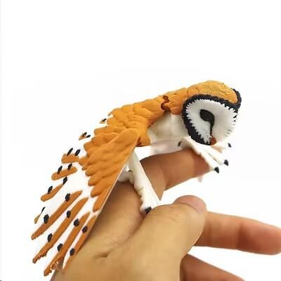 Uplifted Goods 3D Printed Articulated Eagle Simulation Figurine 3D Printed Articulated Eagle Simulation Figurine