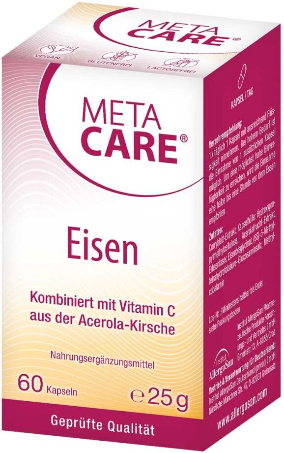 Meta Care Eisen Kapseln 60stk