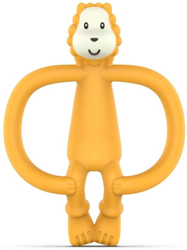 Matchstick Monkey Animal Collection brosse à dents avec anneau à mordiller Lion 1 pcs