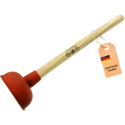 Dönges Ausgussreiniger mit Holzstiel (Pömpel), Ø 110 mm, 110 mm