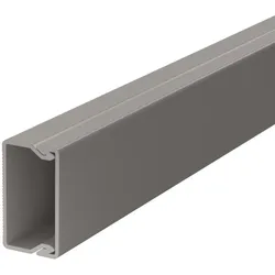 OBO 6026362 Wand- und Deckenkanal mit Bodenlochung, gedeckelt 20x35x2000 Polyvinylchlorid steingrau RAL 7030 WDK20035GR  - 32 Meter