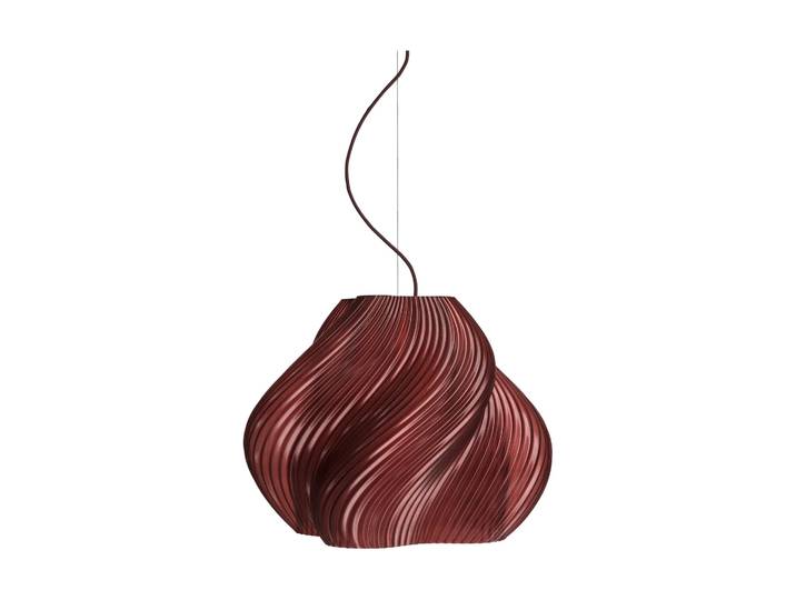 Crème Atelier Soft Serve Pendelleuchte Cherry-chrome, Mega, 60 cm