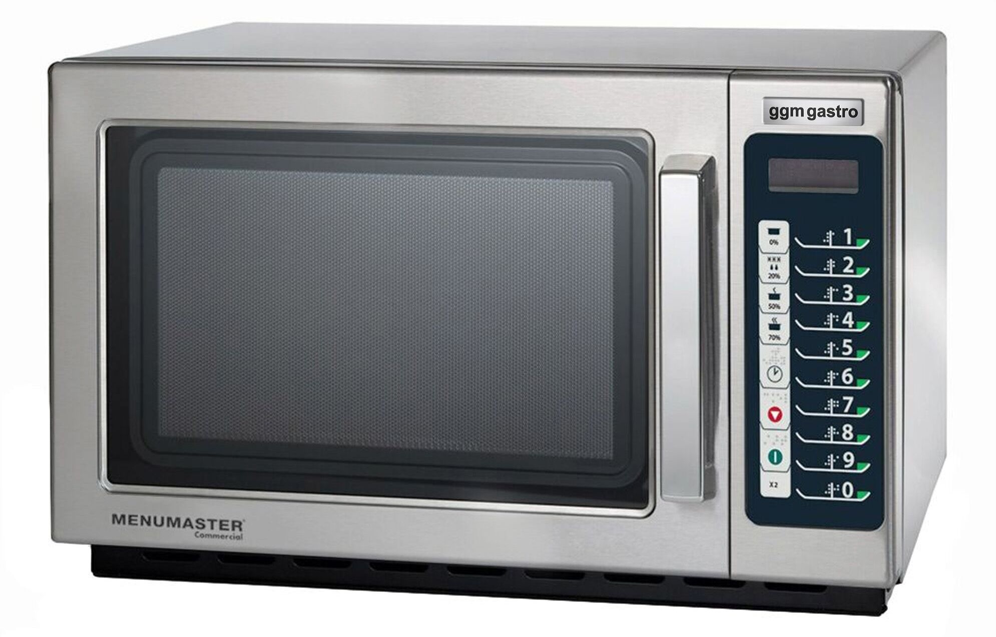 GGM Gastro Magnetron - 34l - 1,1kW - Digitaal zilver