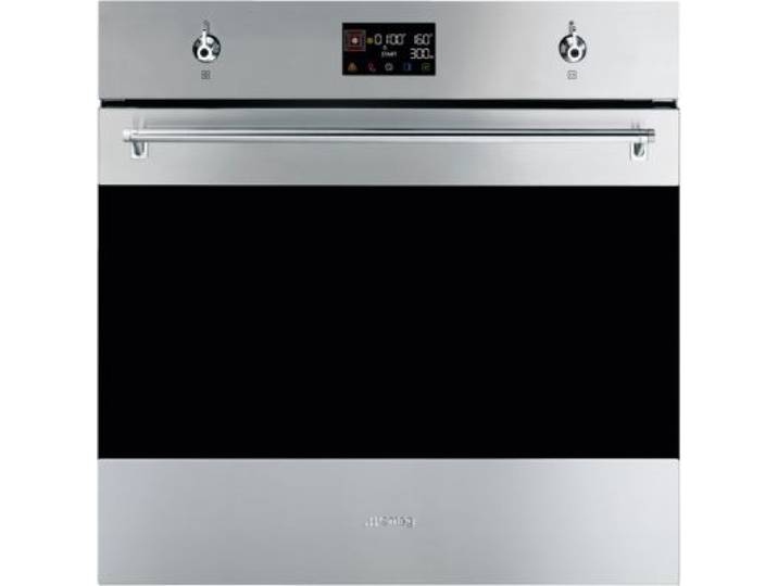 Smeg - Four Micro Onde Combiné So6302m2x - Combiné Micro-Ondes - Hydrolyse - Porte Froide - Rails Télescopiques