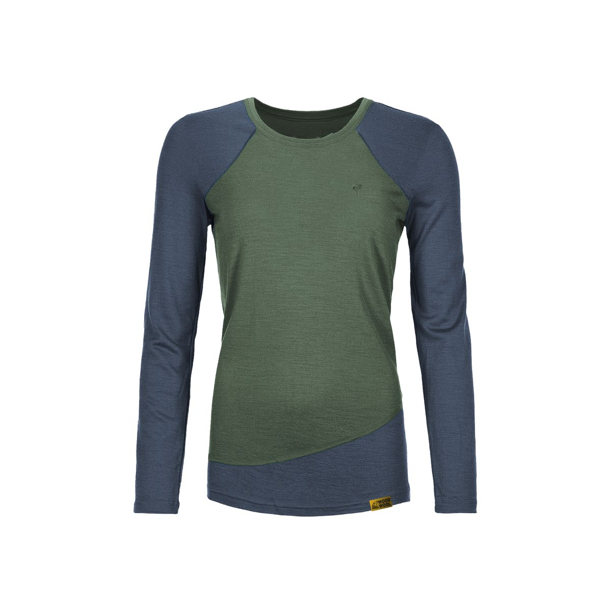 Grüezi Bag Woodwool Longsleeve Lady Phillippa bayberry green (3003) XS 2300-3003-XS