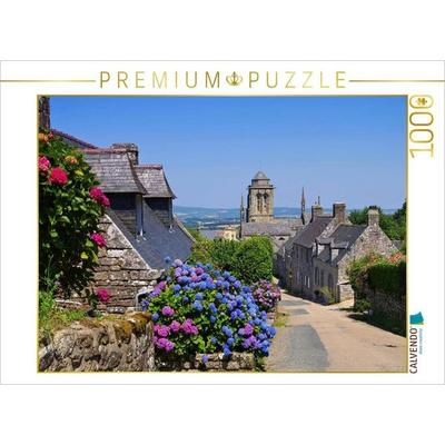 CALVENDO Puzzle Rue Saint-Maurice in Locronan | 1000 Teile Lege-Größe 64x48cm Foto-Puzzle für glückliche Stunden