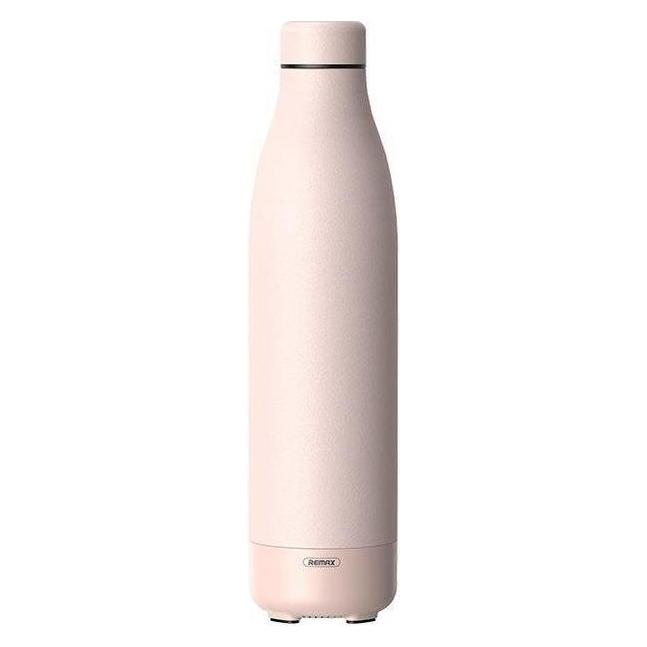 Remax Wireless Bluetooth 5.0 Speaker with Thermos, 500 ml Pink Cup (RB-M5) (5 h) (RB-M5)