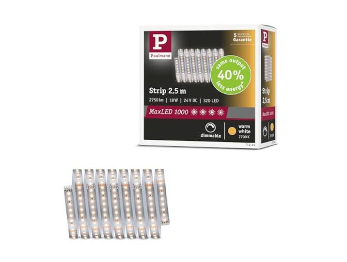 Paulmann MaxLED 1000 Strip 2,5m 2700K 18W Silber