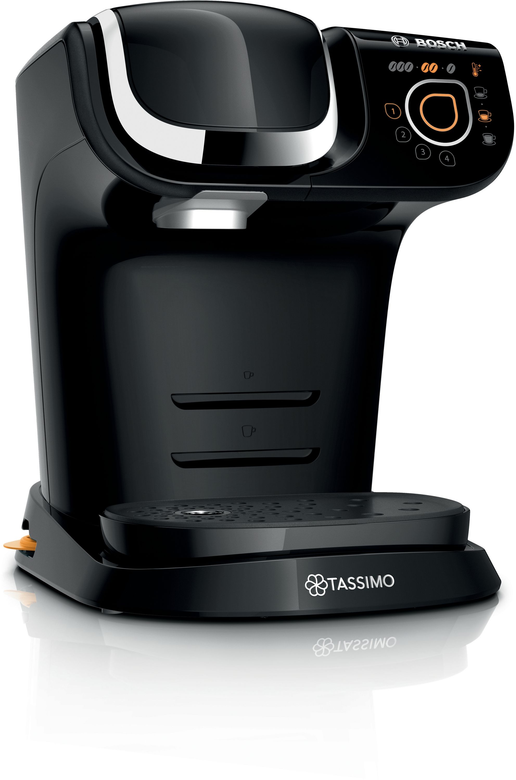 Bosch TAS6502 Tassimo My Way 2 Kaffeekapsel Maschine (Schwarz, Chrom)
