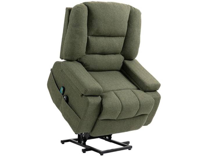 Fauteuil releveur massant chauffant ENYA vert