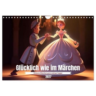 Glücklich wie im Märchen (Wandkalender 2027 DIN A4 quer), CALVENDO Monatskalender