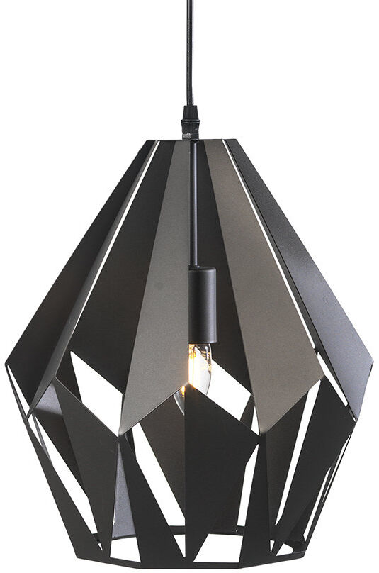 Metro Arkia 1 - Light Geometric Pendant Grey 38cm H x 30cm W