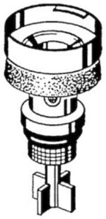 Schell pièces de rechange pour robinet de chasse WC DRS avec ND, piston complet (293710099)