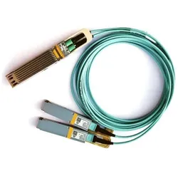 Nvidia AOC splitter IB twin portHDR400Gb, Grafikkarte, Blau