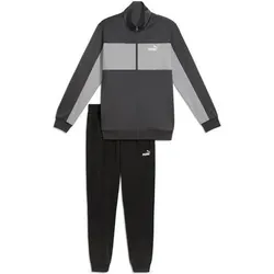 PUMA Herren Sportanzug Poly Colorblock Suit, Größe S in Schwarz Schwarz