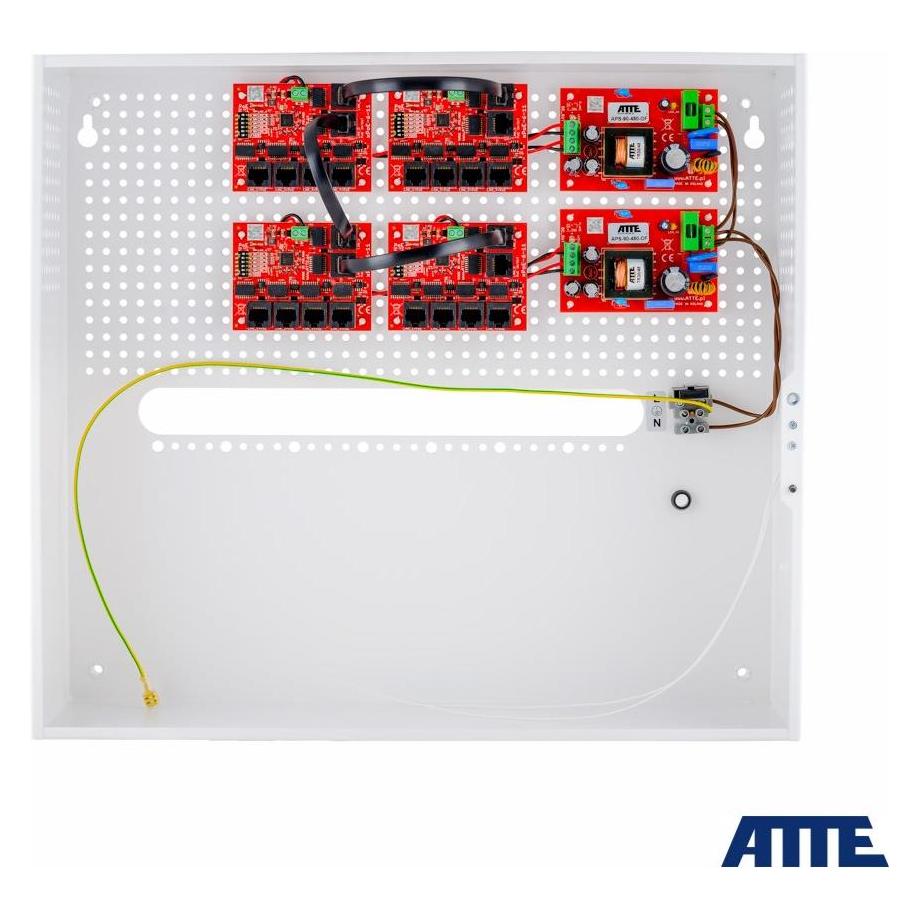 Atte Set mit bis zu 17 IP-Kameras PoE-Switch 17P+1UP IP-17-11-H (17 Ports) (21308)