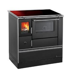 WAMSLERHAUSU Festtbrennstoffherd K176F/A-90 Westm, 90cm, re, schw.,CP, 5KW 08091790