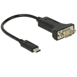 DeLOCK 63908 Serien-Kabel Schwarz 0,15 m DB-9