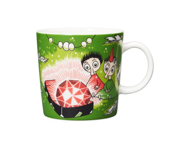 Moomin Arabia Tasse Moomin King s Ruby Thingumy & Bob vert'