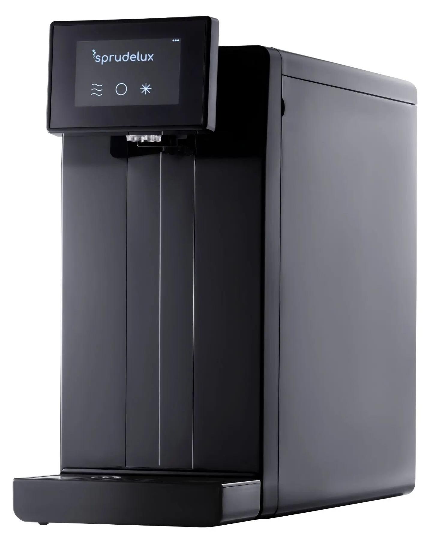 SPRUDELUX POWER SODA Auftisch Schwarz 2 kg CO₂-Flasche