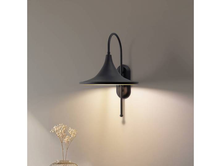 Wandleuchte Enjolino ROYALTECH, dimmbar, für Wohn- / Esszimmer, Metall, Vintage, Wandlampe