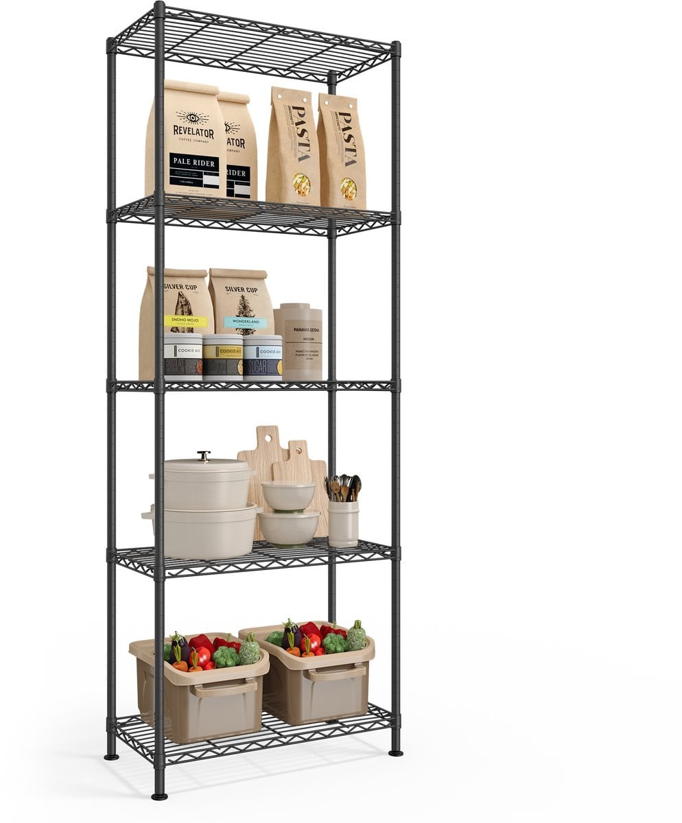 Songmics Stellingkast met verstelbare planken voor garage, woonkamer of slaapkamer