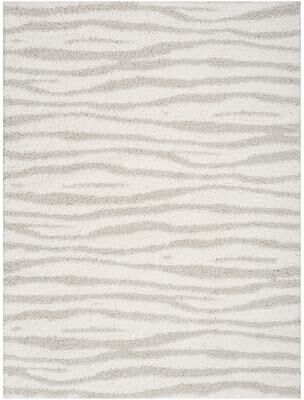 Nourison Modern Shag Indoor only Abstract Area Rug