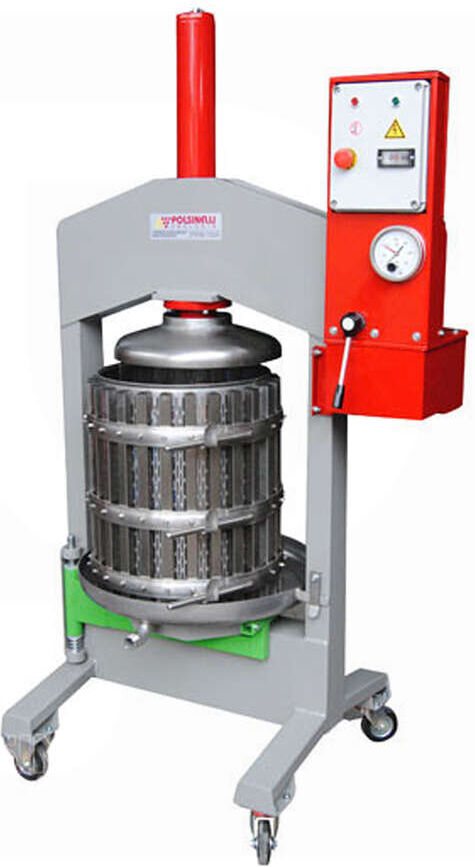 Polsinelli Pressa Verticale Alfa 40 Inox con Gabbia Girevole