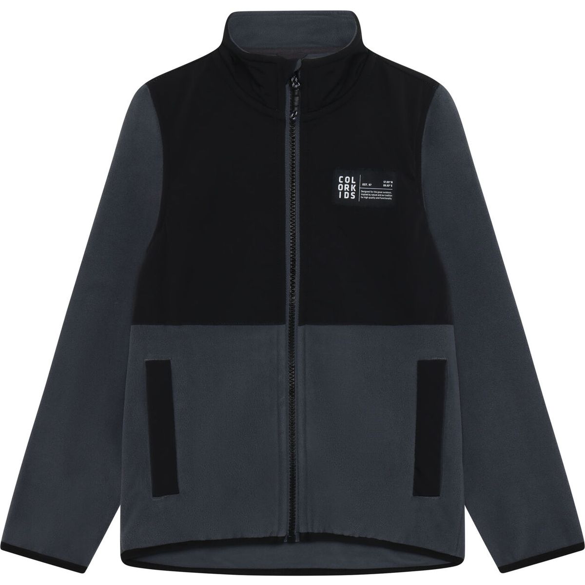 Color Kids Fleece Jacket 742915 turbulence (1922) 152 742915-1922-152