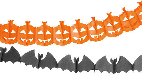 Halloween-Girlande, 2 Meter, 2 Stück