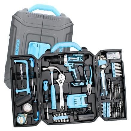 Selius Accu-klopboormachine 21V met gereedschap, accessoires en opbergdoos