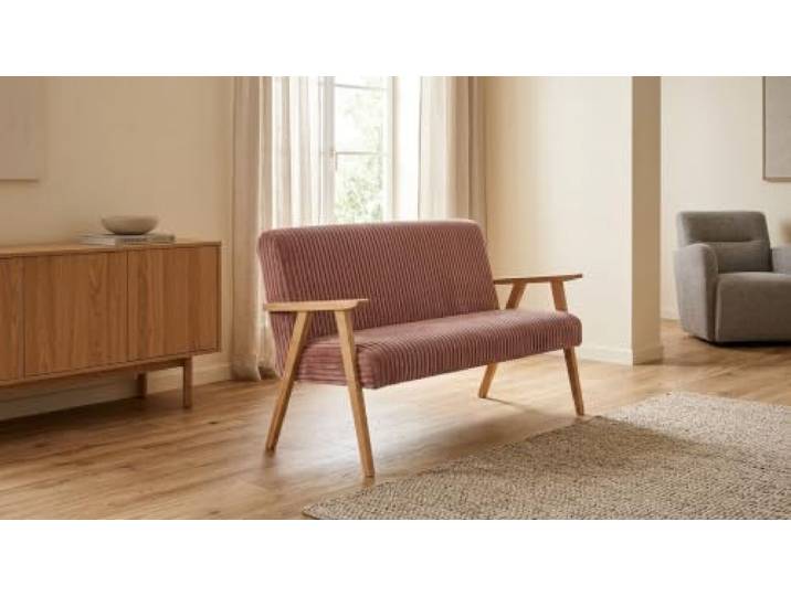 Family Meble Sofa Soler Idylla, 2-Sitzer – Rosa – 62