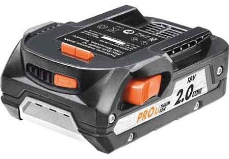 AEG Reservebatterij L1820R, 18V, 2,0 Ah
