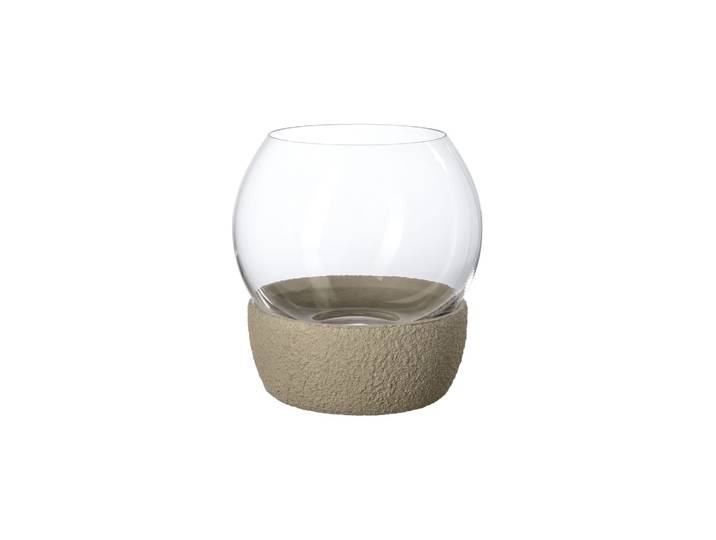 Windlicht Windlicht Perlemor Home ø 15 x 16 cm beige , beige, LIKE. BY VILLEROY & BOCH, Kerzenhalter, Windlicht
