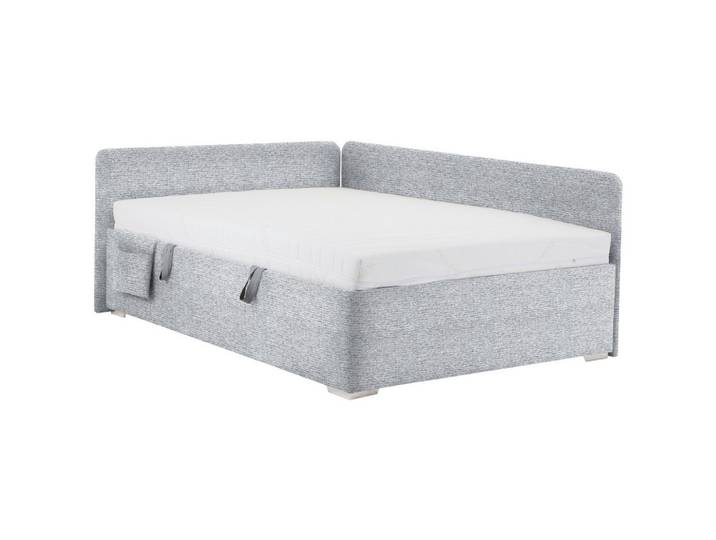 Bett 140/200 cm Dunkelgrau