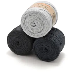 buttinette Textilgarn, grau, 750 g