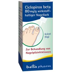 Ciclopirox beta 80 mg/g