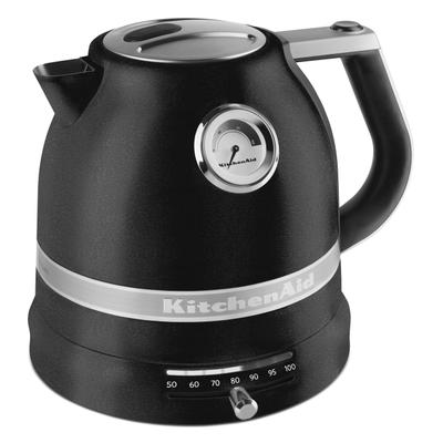 KITCHENAID Wasserkocher "5KEK1522EBK Gusseisen Schwarz", schwarz (gusseisen schwarz), B:26,3cm H:21,8cm T:21cm, Wasserkocher