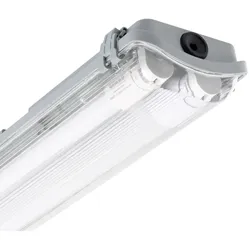 LUXULA LED Wannenleuchte Gehäuse für 2xT8, 120cm, IP65, IK08