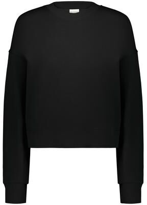 Augusta Sportswear 5424 Women's Slouchy Crew T-Shirt in Black size 2XL   60/40 cotton/polyester