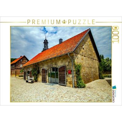 CALVENDO Puzzle Kloster Michaelstein - die Remise | 1000 Teile Lege-Größe 64x48cm Foto-Puzzle für glückliche Stunden