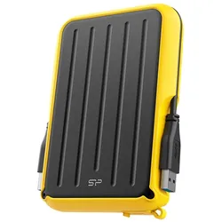 Silicon Power Armor A66 (4 TB), Externe Festplatte, Schwarz, Gelb